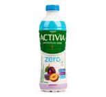 Leite Fermentado Desnatado Ameixa Zero Lactose Activia Zero Garrafa 800g