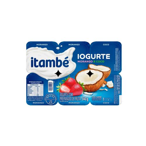 Bebida Láctea Itambé Morango e Coco 540g