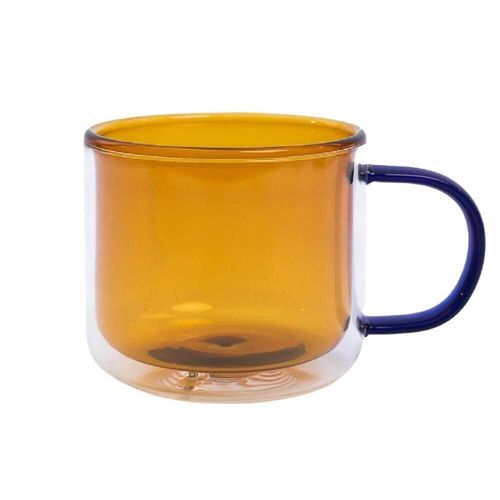 Caneca Parede Dupla Vidro Oikos 250ml