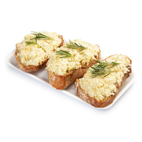 Bruschetta 3 Queijos Santa Mônica Panetto com 3 Unidades