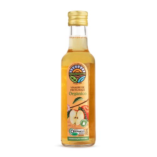 Vinagre de Maçã Orgânico Organovita 250ml