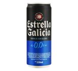 Cerveja Zero Álcool Estrella Galicia Lata 330ml