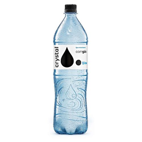 Água Mineral Com Gás Crystal Pet 1,5L