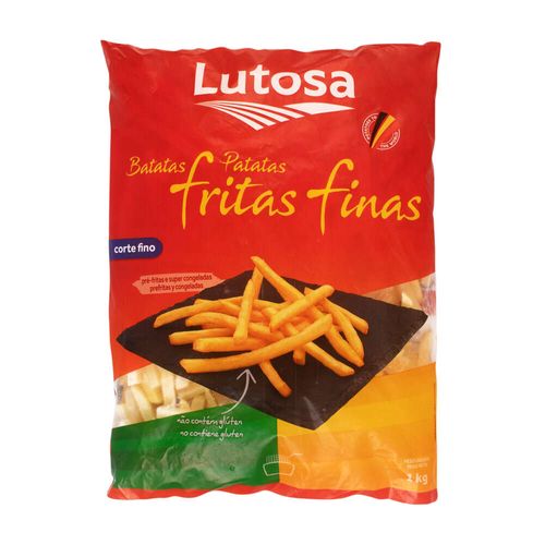 Batata Congelada Pré Frita Lutosa Tradicional Fina 1kg