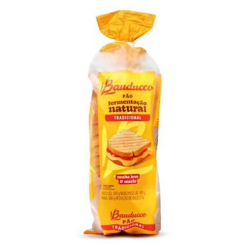Pão de Forma Tradicional Bauducco Pacote 390g