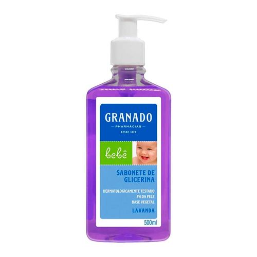 Sabonete Líquido de Glicerina Lavanda Granado Bebê Frasco 500ml
