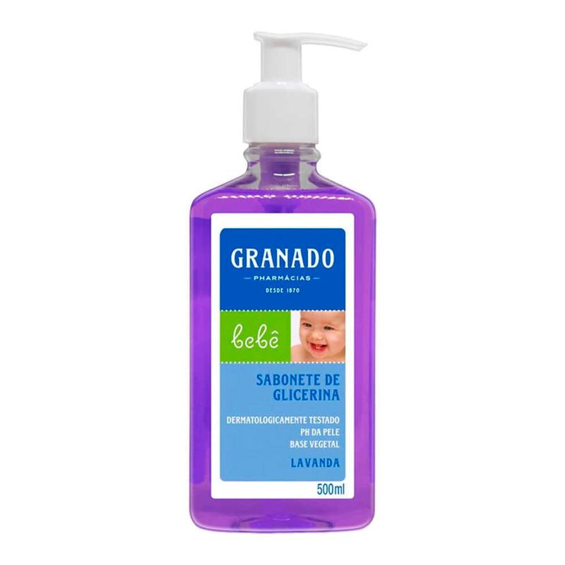 Sabonete-Liquido-de-Glicerina-Lavanda-Granado-Bebe-Frasco-500ml