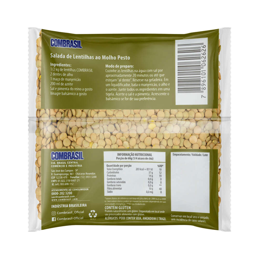 Lentilha Combrasil 500g