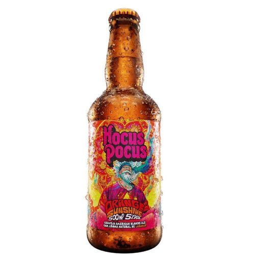 Cerveja Brasileira Hocus Pocus Orange Sunshine Blonde Ale Garrafa 500ml