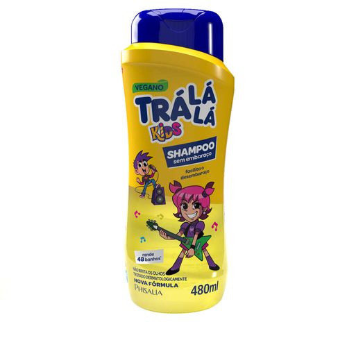 Shampoo Infantil Trá Lá Lá Kids sem Embaraço Frasco 480ml