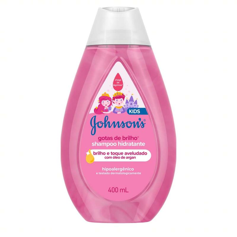 Shampoo-Infantil-Hidratante-Johnsons-Kids-Gotas-de-Brilho-Frasco-400ml