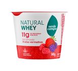 Iogurte Proteico Frutas Vermelhas Verde Campo Natural Whey 11g 140g