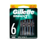 Carga de Aparelho para Barbear Gillette Mach 3 Leve 6 Pague 5 Unidades