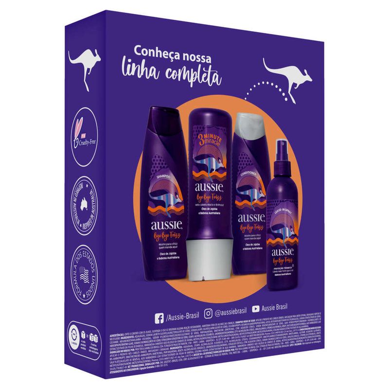 Kit-Shampoo-360ml---Condicionador-180ml-Aussie-Bye-Bye-Frizz