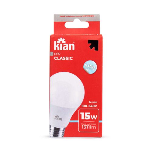 Lâmpada Led Kian Classic 15 W
