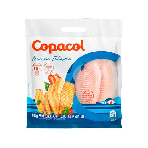 Filé de Tilápia Congelado Copacol 800g