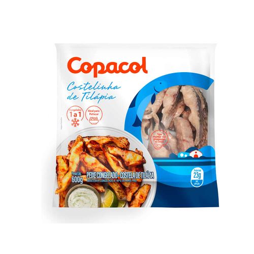 Costela de Tilápia Congelada Copacol 600g