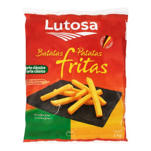 Batata Congelada Belga Lutosa Em Palitos Pré Frita Pacote 1kg