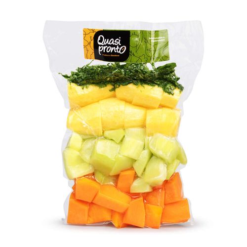 Mix Sopão Chuchu, Baroa, Abobora e Couve Quasi Pronto 500g