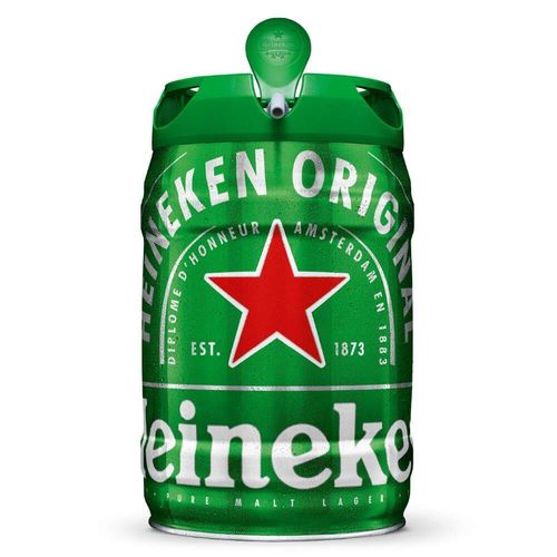 Cerveja Heineken Pilsen Gelada Barril 5L
