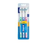 Escova Dental Macia Oral-B 1-2-3 Classic 3 Unidades