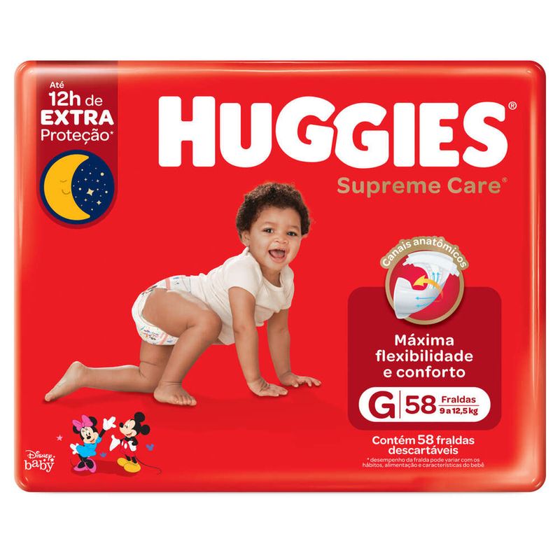 Fralda-Descartavel-Infantil-Huggies-Supreme-Care-G-Pacote-58-Unidades