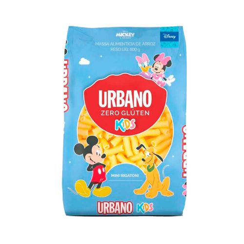 Massa de Arroz Urbano Kids Rigatoni 500g