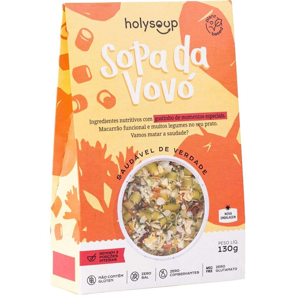 Sopa da Vovó Holy Soup 190g - Zona Sul