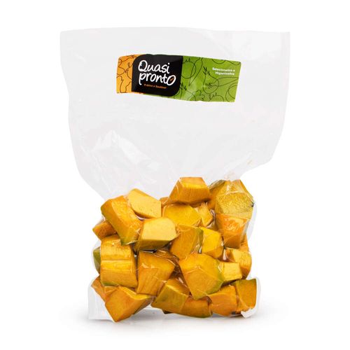 Abóbora Japonesa Em Cubos Quasi Pronto 500g