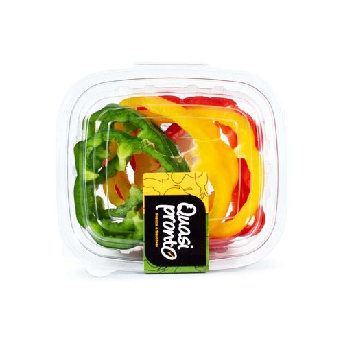 Mix De Pimentões Coloridos Em Rodelas Quasi Pronto 400g