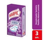 Detergente Sanitário Pastilha Adesiva Cheirinho de Lavanda Harpic 3 Unidades