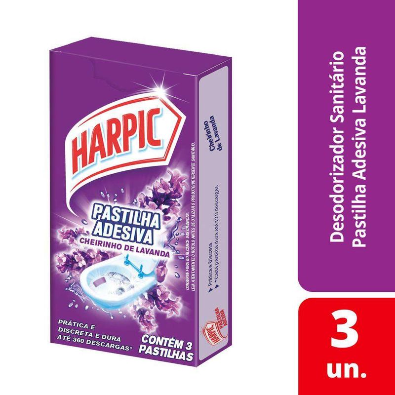 Detergente-Sanitario-Pastilha-Adesiva-Cheirinho-de-Lavanda-Harpic-3-Unidades