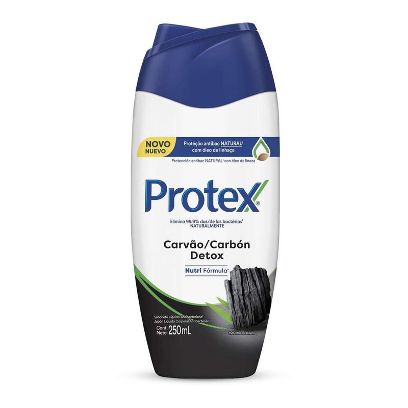 Sabonete-Liquido-Antibacteriano-Protex-Carvao-Detox-Frasco-250ml