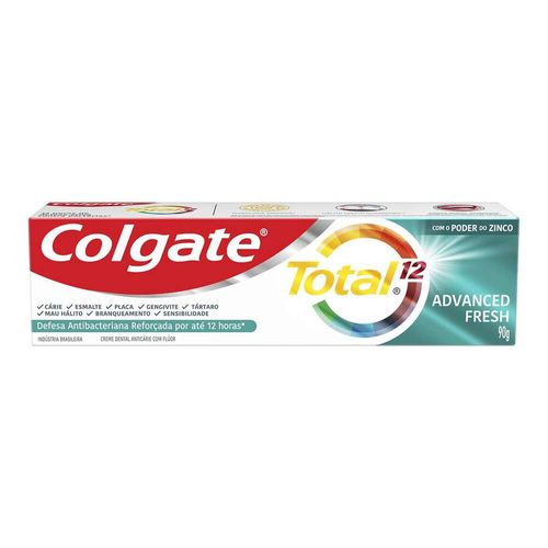 Creme Dental Gel Colgate Total 12 Advanced Fresh 90g
