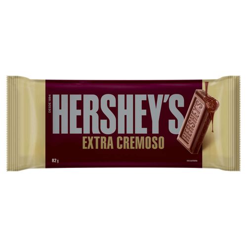 Chocolate ao Leite Extracremoso Hershey's Pacote 82g