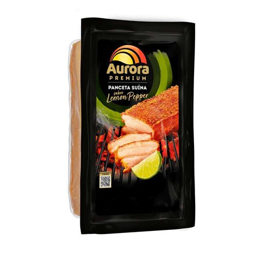 Panceta Suína Lemon Pepper Aurora 1Kg
