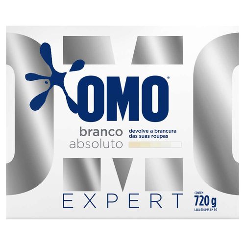 Lava-Roupas Pó Roupas Brancas Omo Expert Caixa 720g