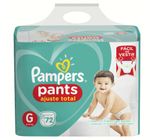 Fralda Descartável Infantil Pants Pampers G Pacote 72 Unidades