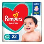 Fralda-Descartavel-Infantil-Pampers-Supersec-XG-Pacote-22-Unidades