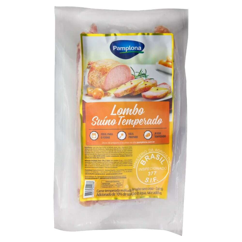 Lombo Suíno Temperado 1kg