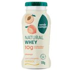 Iogurte Desnatado Pêssego Zero Lactose Verde Campo Natural Whey Frasco 170g