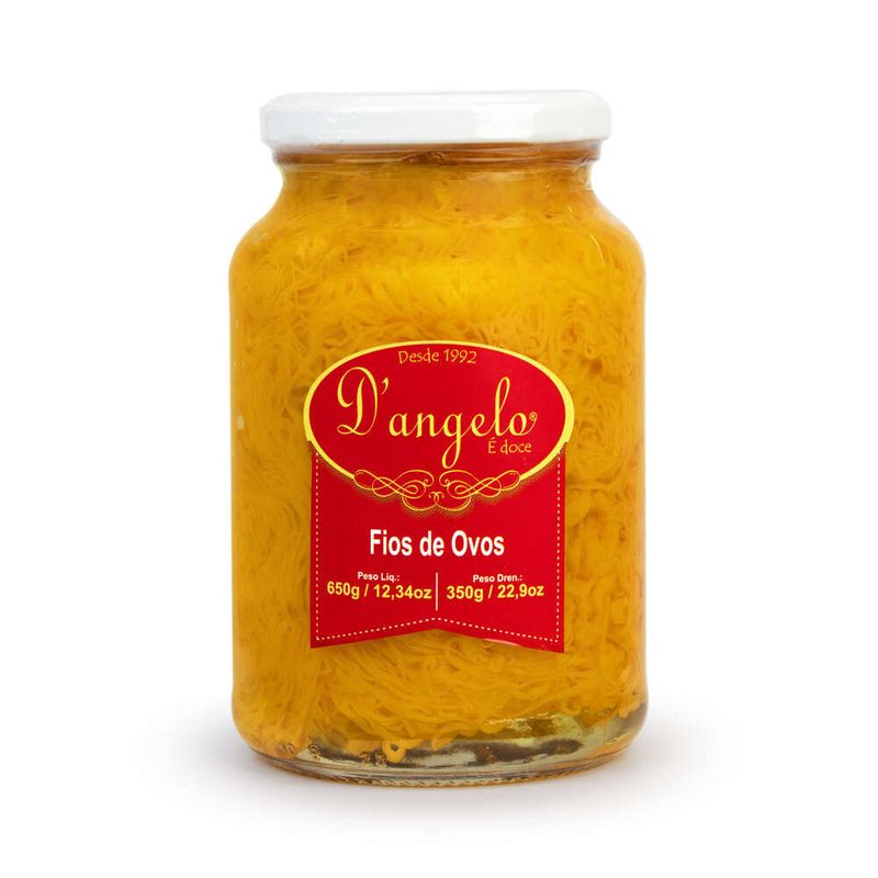 Fio-de-Ovos-Dangelo-Vidro-350g