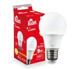 Lâmpada LED Branca Luz Morna 3000K Classic 9W Kian 100 - 240V