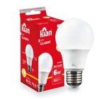 Lâmpada Led Bulbo A 6W 3,0K Biv E27 Kian