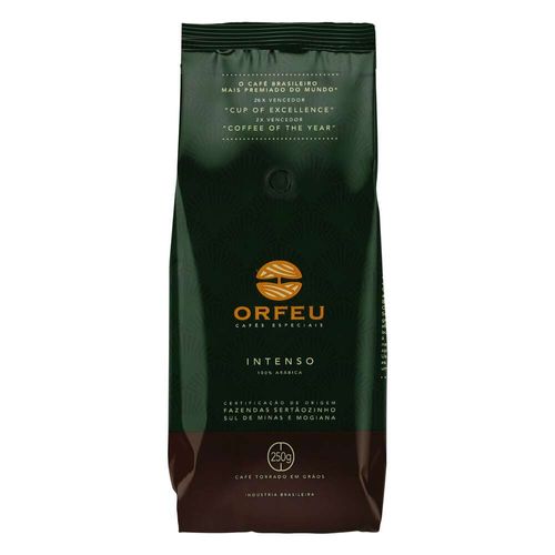 Café Torrado em Grãos Intenso Orfeu Pacote 250g