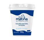 Iogurte Natural Integral Da Matina Pote 500g