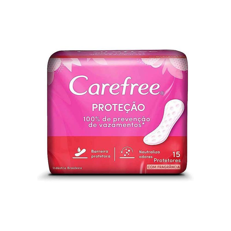 Protetor-Intimo-Diario-Carefree-Protecao-Pacote-Com-15-Unidades