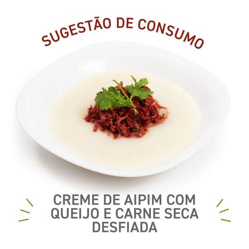 Aipim em Pedaços Quasi Pronto 500g