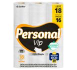 Papel Higiênico Folha Dupla Neutro Personal Vip 20m Pacote Leve 18 Pague 16 Unidades