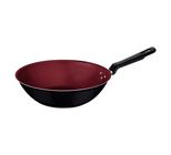 Panela Wok Loreto Preta e Vermelha Tramontina 28cm